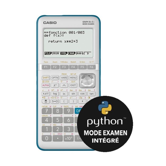 4549526611735-Calculatrice graphique Casio GRAPH 35+E II - mode examen intégré - Edition python--0