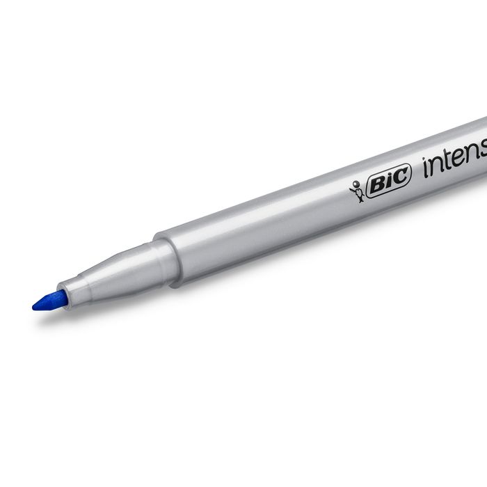 3086123514867-BIC Intensity - Feutre fin - pointe moyenne - bleu--2