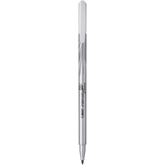 3086123514959-BIC Intensity - Feutre fin - pointe moyenne - gris--0