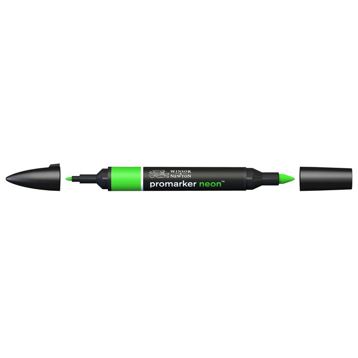 0884955069158-ProMarker - Marqueur double pointe - vert rayonnant néon--0