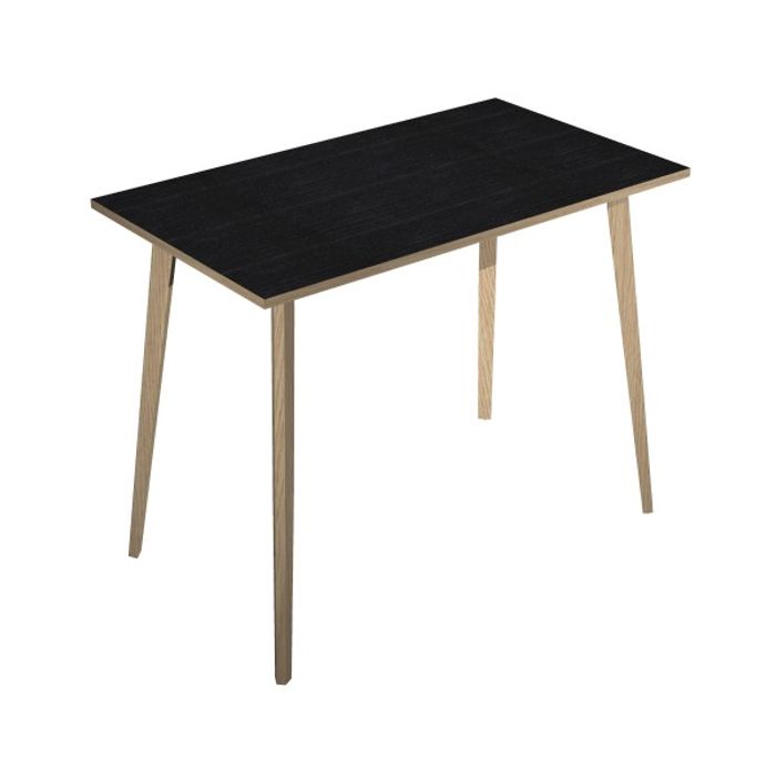 2012349513071-Table haute - 140 x 80 x 105 cm - Pieds bois - Frêne noir--0