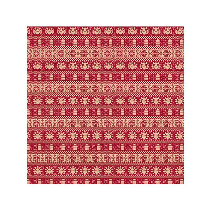 3329682238141-Clairefontaine - Papier cadeau kraft - 70 cm x 50 m - 70 g/m² - motif frise de Noël--1