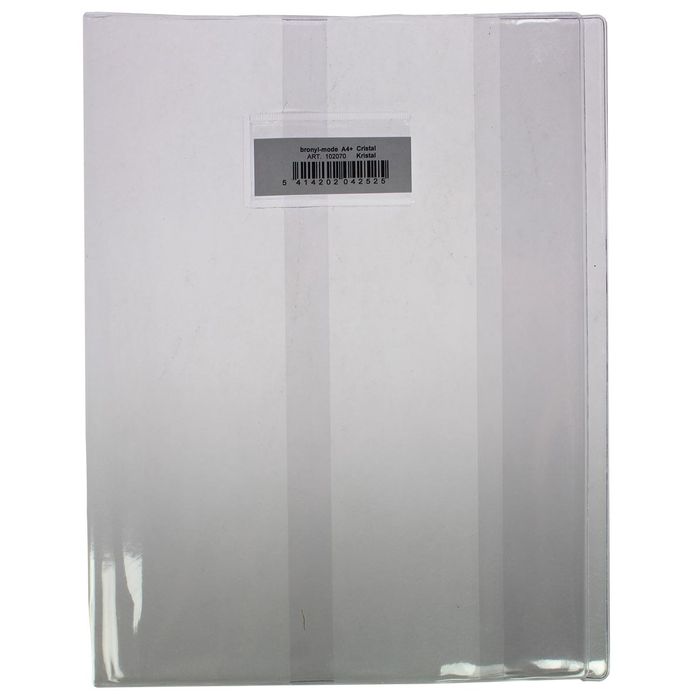 5414202042525-Protège cahier 24 x 32 cm - transparent - avec fenêtre et étiquette blanche--0