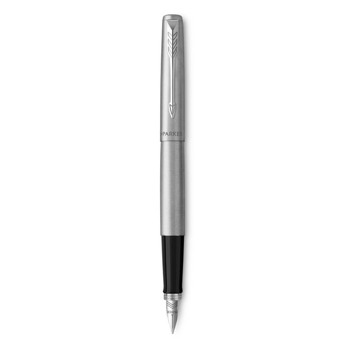 3026980932589-Parket Jotter - Coffret stylo plume + stylo à bille chromé - pointe moyenne--1