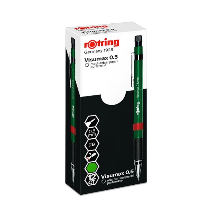 3026980891046-Rotring Visumax - Porte mines - vert - 0,5 mm--1