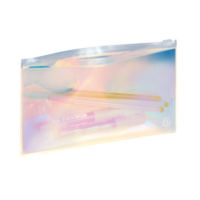 3660942067560-Pochette plate Iris - 1 compartiment - transparente - Exacompta--2