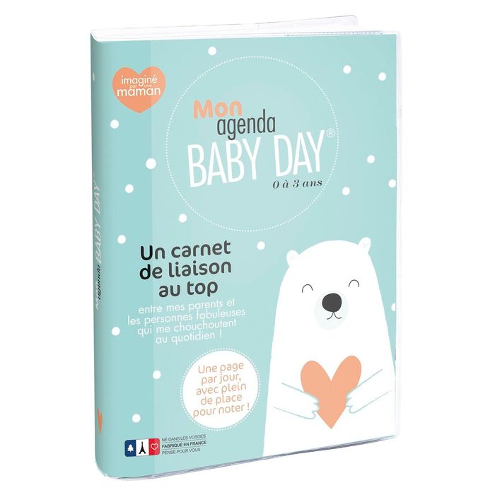 3660942063722-Agenda Baby Day non daté - 1 jour par page - 15 x 21 cm - Exacompta--0