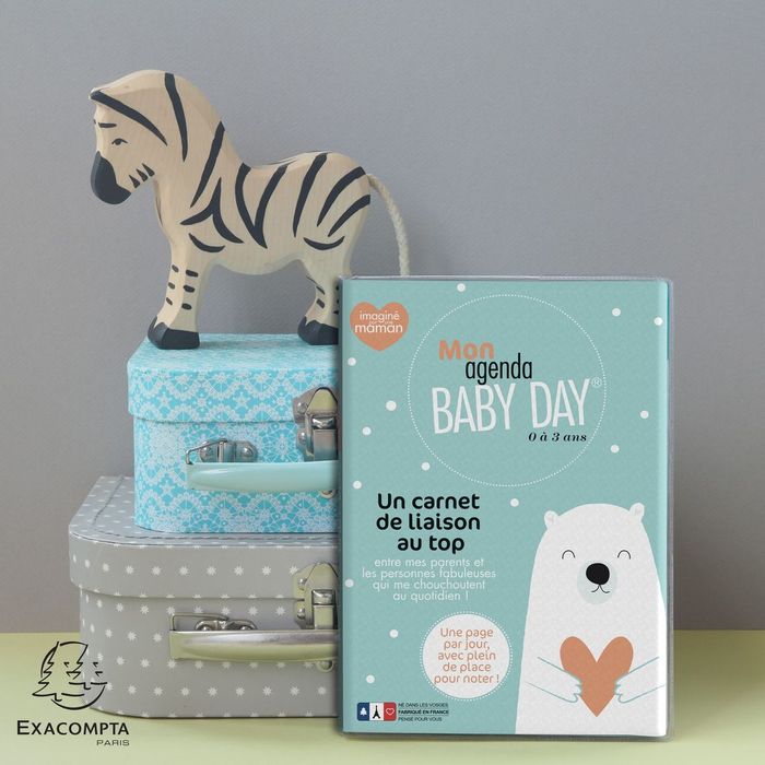 3660942063722-Agenda Baby Day non daté - 1 jour par page - 15 x 21 cm - Exacompta--2