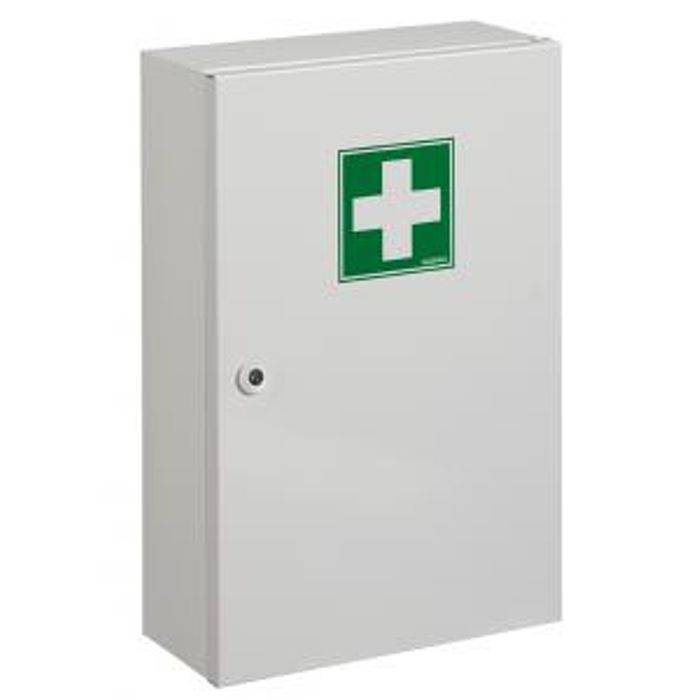 3019920116491-CLINIX - Armoire à pharmacie 1 porte - blanc--0