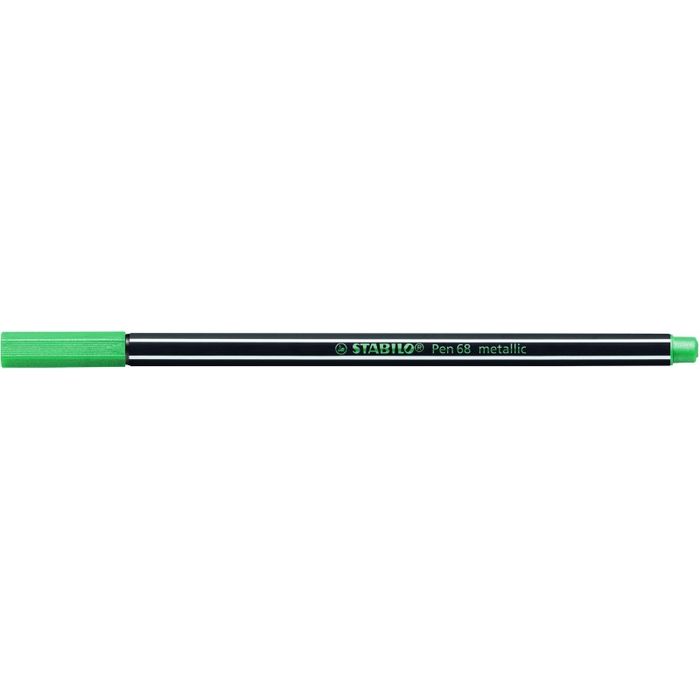 4006381530286-STABILO Pen 68 Metallic - Feutre métallisé 1,4 mm - vert--1