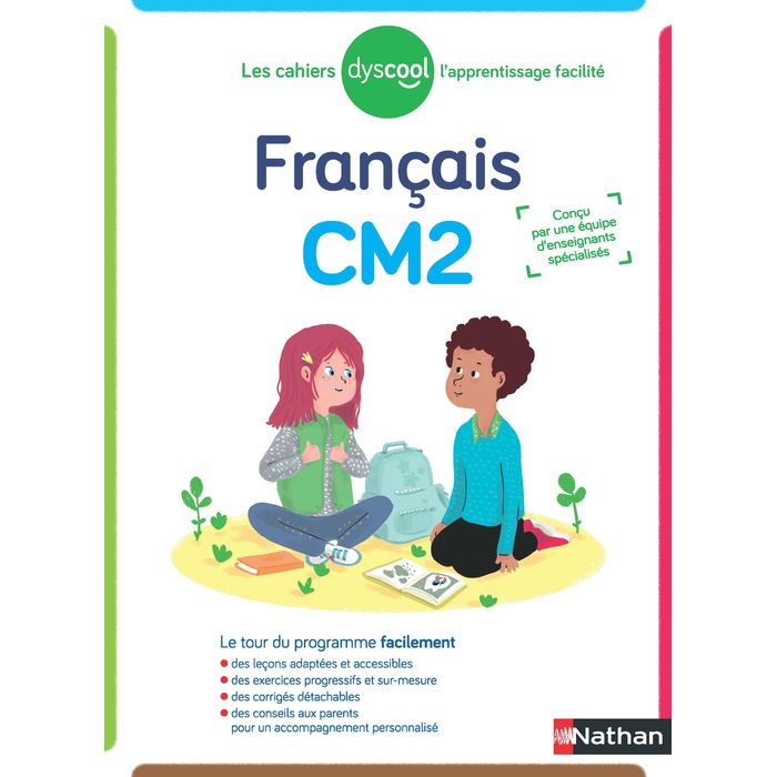 9782091933689-Dyscool - Cahier de français CM2 - adapté aux enfants dys ou en difficulté--0