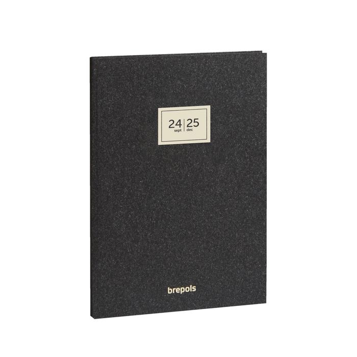 5412303149198-Agenda Essenz 16 mois - 1 semaine par page et notes - 14,8 x 21 cm - anthracite - Brepols--0