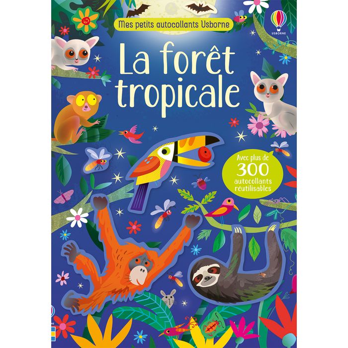 9781474966054-La forêt tropicale - mes petits autocollants--0