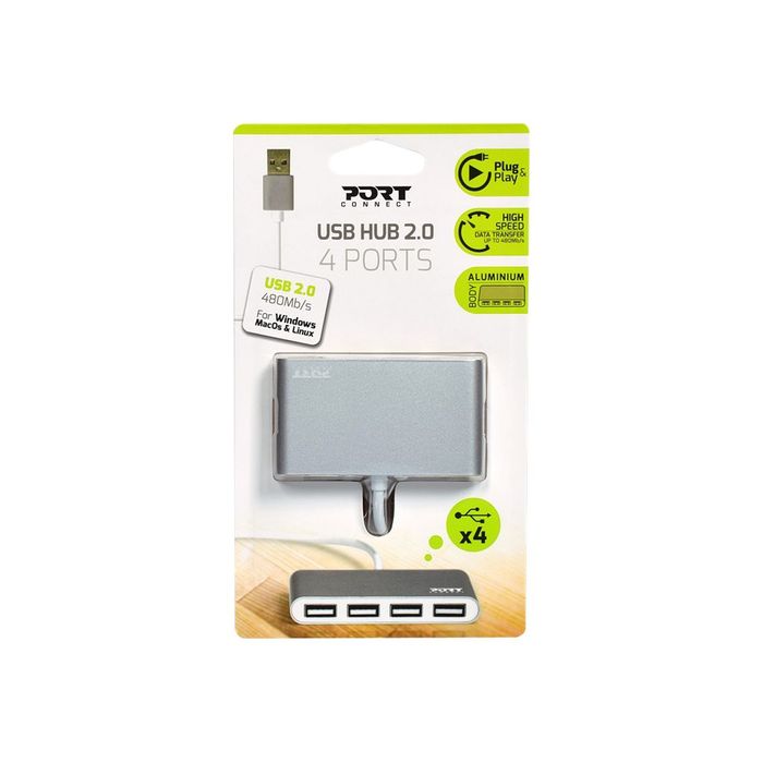 3567049001209-PORT Connect - Hub 4 ports USB 2.0-Avant-4