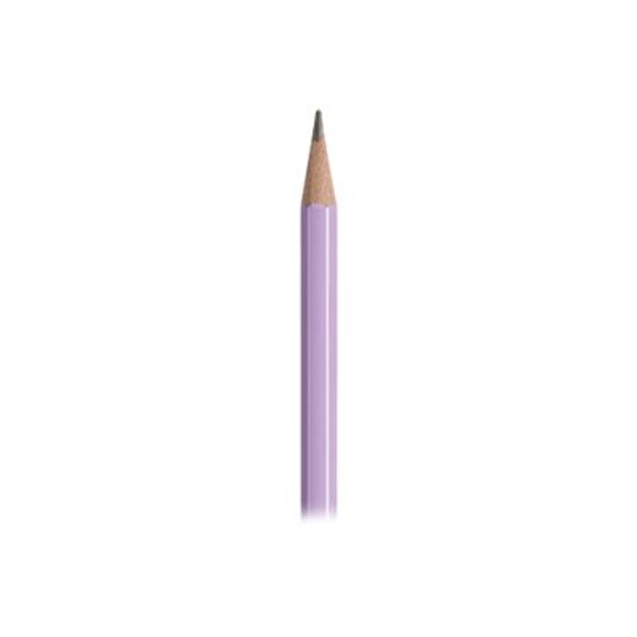 4006381553544-STABILO - Crayon à papier - HB - lilas pastel - embout gomme-Gros plan-1