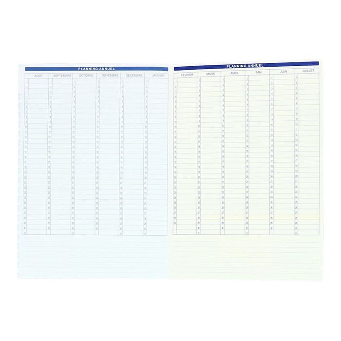 3020129917390-Oxford Teacher - Cahier du Professeur A4 (21x29,7 cm) - pour 7 classes-Avant-2