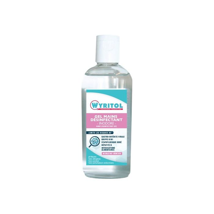 3661295615002-Wyritol - Gel hydroalcoolique désinfectant pour les mains - flacon - 100 ml-Avant-0