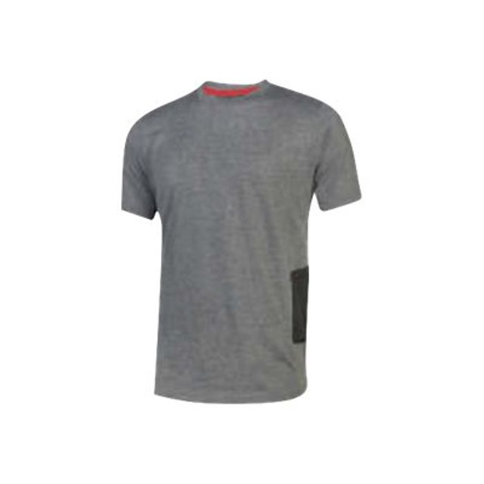 8033546367001-T-shirt gris manches courtes - Taille S - Enjoy Road U-Power-Avant-0