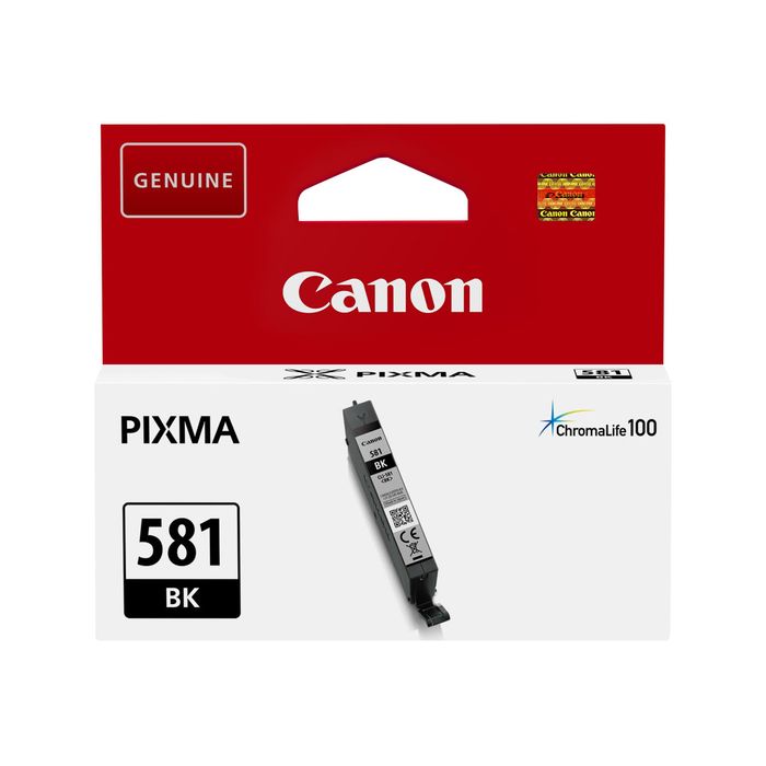 4549292087079-Canon CLI-581 - noir - cartouche d'encre originale-Avant-1