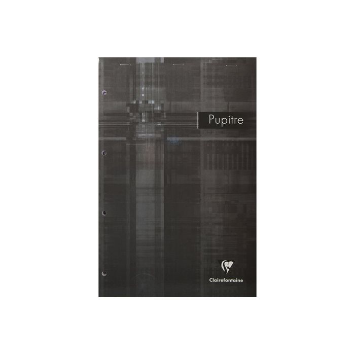 3329680661323-Rhodia - Bloc notes Pupitre - A4 + - 160 pages - petits carreaux - perforé-Avant-3