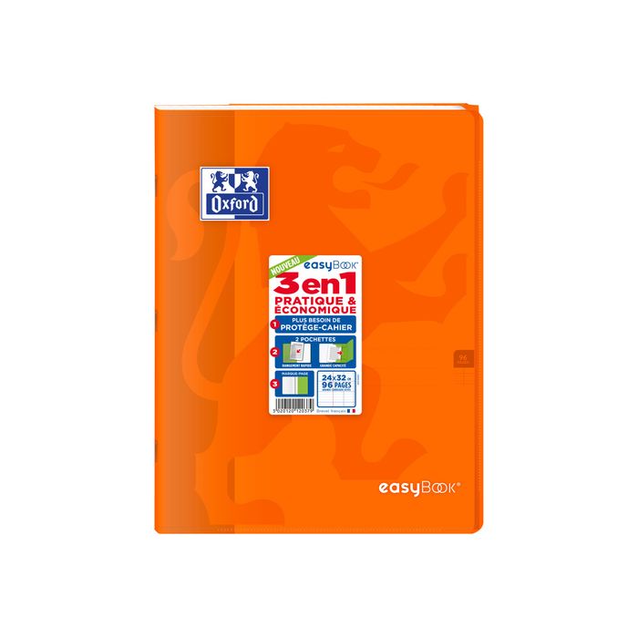 3020120120379-Oxford EasyBook - Cahier polypro 24 x 32 cm - 96 pages - grands carreaux (Seyes) - disponible dans-Avant-4