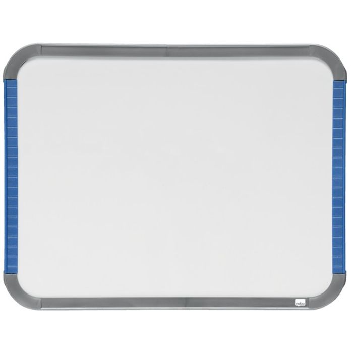 0400000080031-Nobo - Tableau blanc Slimline en acier laqué - 22 x 28 cm - magnétique - cadre blanc--0