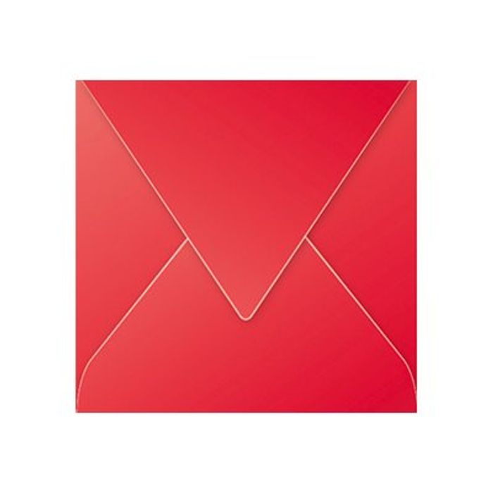 3329680558302-Pollen - 20 Enveloppes - 165 x 165 mm - 120 g/m² - rouge-Avant-0