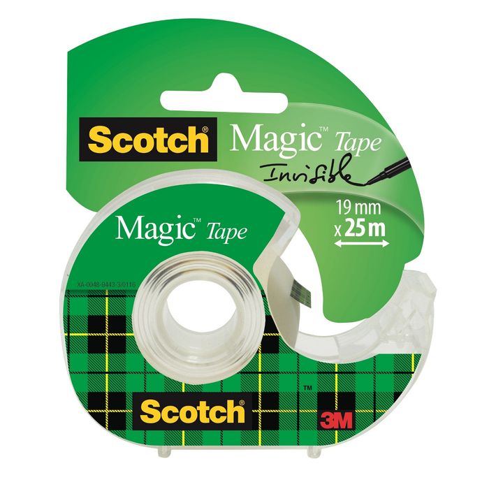 0051131592100-Scotch Magic - Ruban adhésif - 19 mm x 25 m - invisible--0