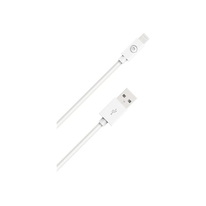 3571211512844-Bigben Connected - Câble USB (M) pour Lightning - 50 cm - blanc-Avant-0