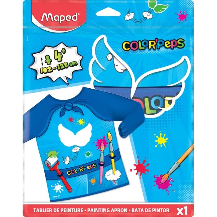 3154148204107-Maped - Tablier chasuble - pour enfant 4-8 ans--0