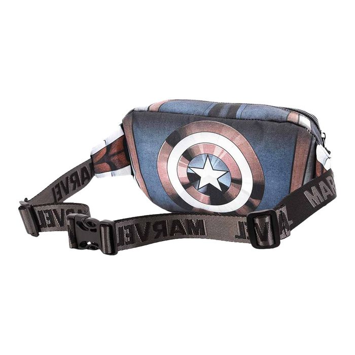 8445118024296-Captain America - Sac banane - noir - Karactermania-Arrière-2