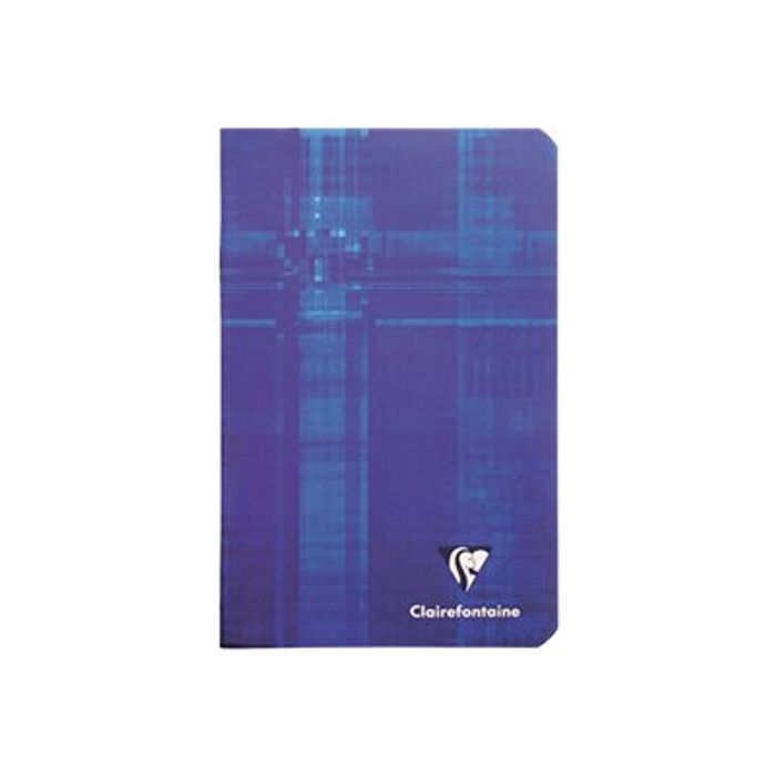 3329680636024-Clairefontaine - Carnet 11 x 17 cm - 96 pages - petits carreaux (5x5 mm) - disponible dans différ-Avant-0