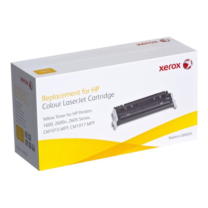 5017534997701-Xerox HP Colour LaserJet 2600/2605 series - jaune - cartouche de toner (alternative pour :-Angle gauche-0