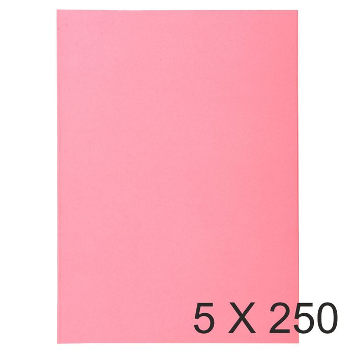 3288588501035-Exacompta Super 60 - 5 Paquets de 250 Sous-chemises - 60 gr - rose--0