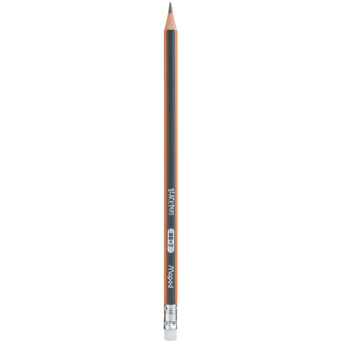 3154148517320-Maped Black'Peps - Pack de 10 crayons à papier - HB - 2,2 mm - embout gomme--1