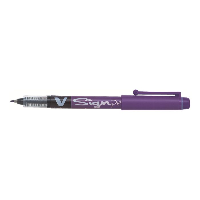 4902505198250-Pilot V Sign Pen - Feutre fin - violet-Angle gauche-1