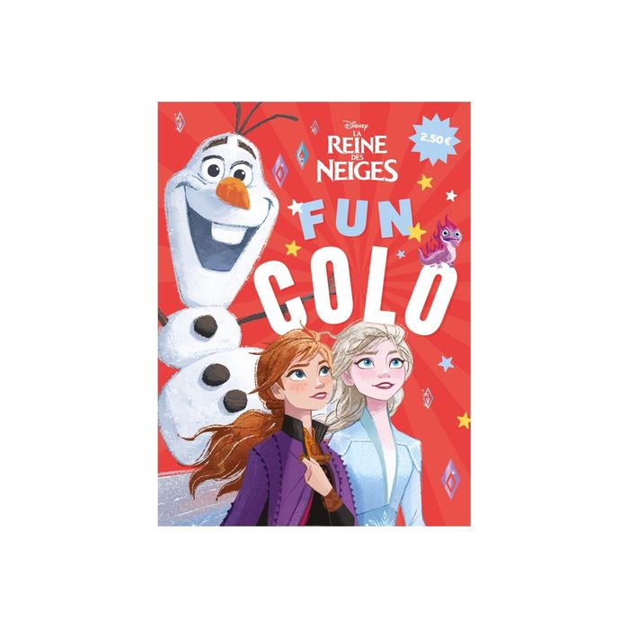 9782017159872-Fun colo - Olaf - livre à colorier-Avant-0