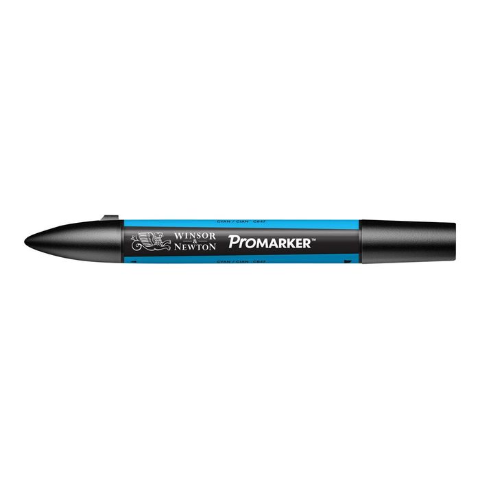 0884955041468-ProMarker - Marqueur double pointe - cyan-Avant-1