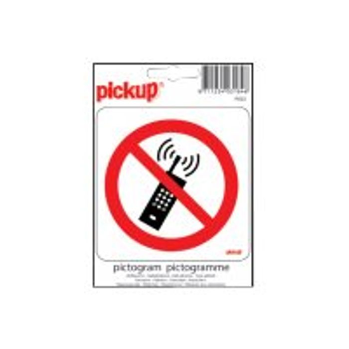 40318462-Pickup - Pictogramme - Utilisation des téléphones portables interdite - 100 x 100 mm-Avant-0