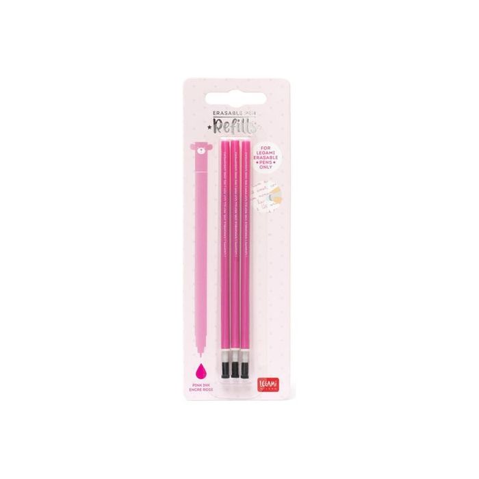 8052461965949-Legami - Pack de 3 recharges pour stylo à encore gel - rose-Avant-0