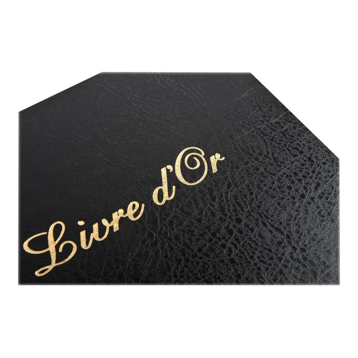 3130630049913-Exacompta Balacron - Livre d'or 21 x 19 cm - noir-Gros plan-1