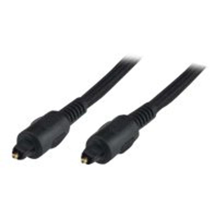 3700224753924-MCL Samar - câble audio optique Toslink HQ tressé (M)/(M) + adaptateur - 3 m-Angle droit-0