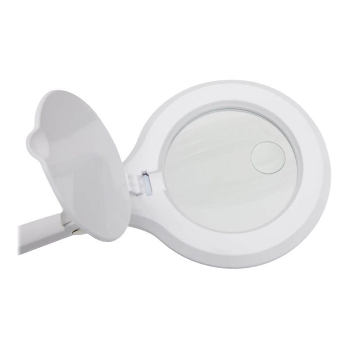 4002390078344-MAULiris - Lampe loupe à Led - 10 cm diamètre - agrandissement : 1.75x - 7 W - blanc-Gros plan-1