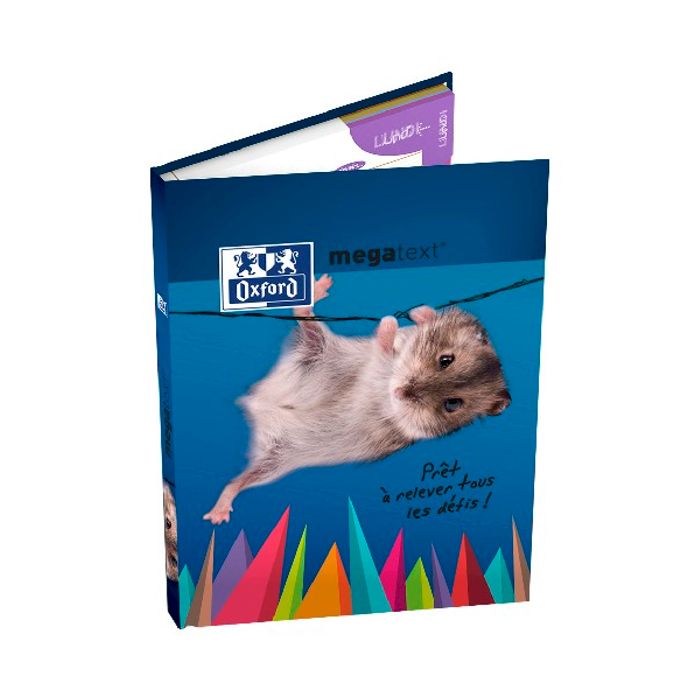 3147281911209-Cahier de textes Oxford Funny Pets - Megatext® - 15 x 21 cm - différents modèles disponibles - Hamel--4