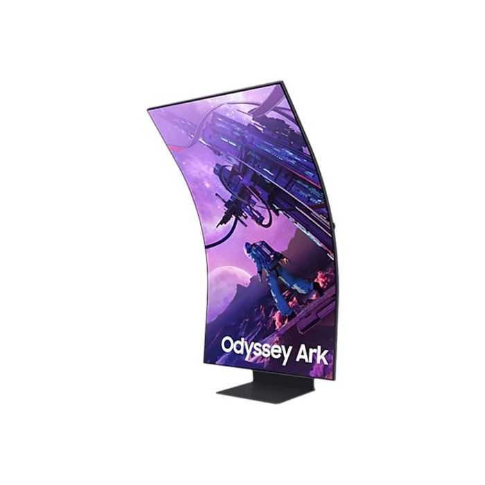 8806094408072-Samsung Odyssey Ark S55BG970NU - écran 55" QLED - incurvé - 4K - HDR-Angle droit-1