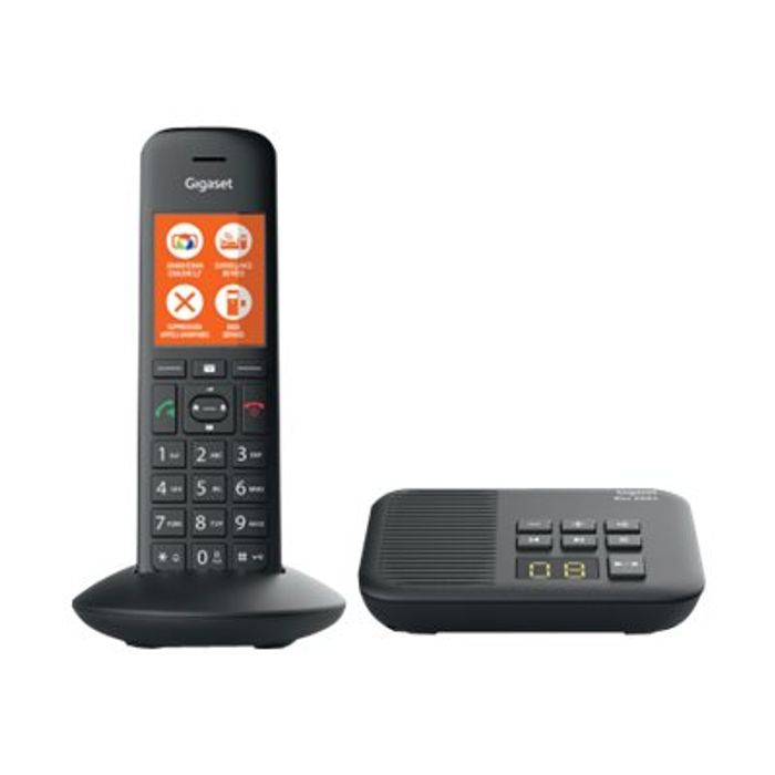 4250366851204-Gigaset C570A - téléphone sans fil - avec répondeur - noir-Avant-0