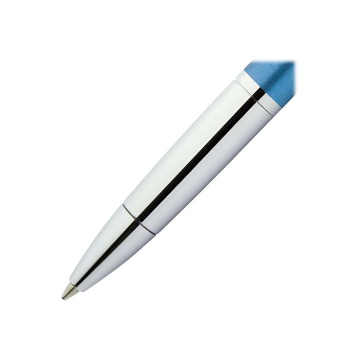 4014421336569-Online Piccolo - Stylo à bille bleu métallique - encre bleue-Gros plan-1