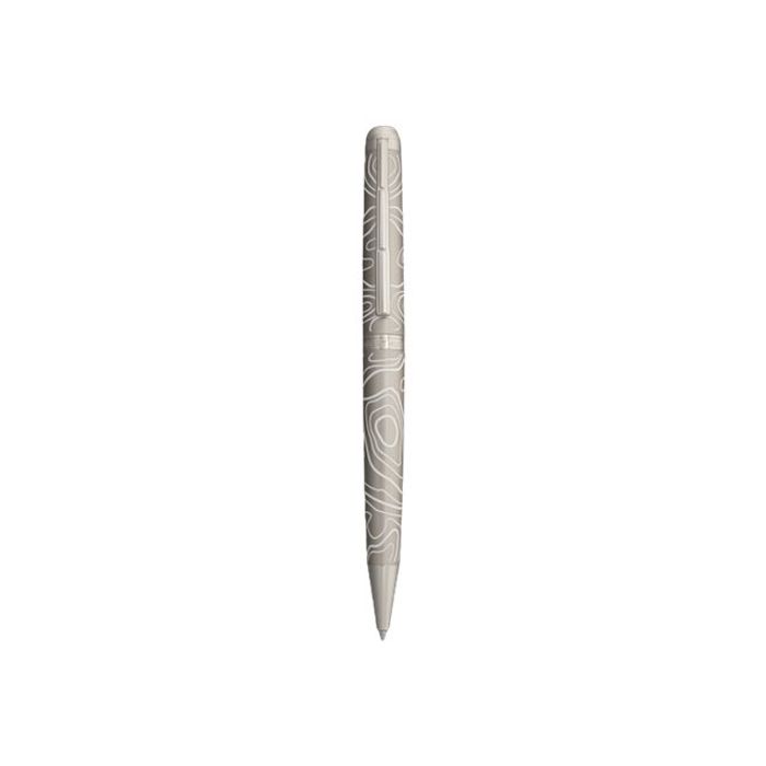 3108722416615-Oberthur Twist Himalaya - Stylo à bille - nickel blanc-Angle gauche-0