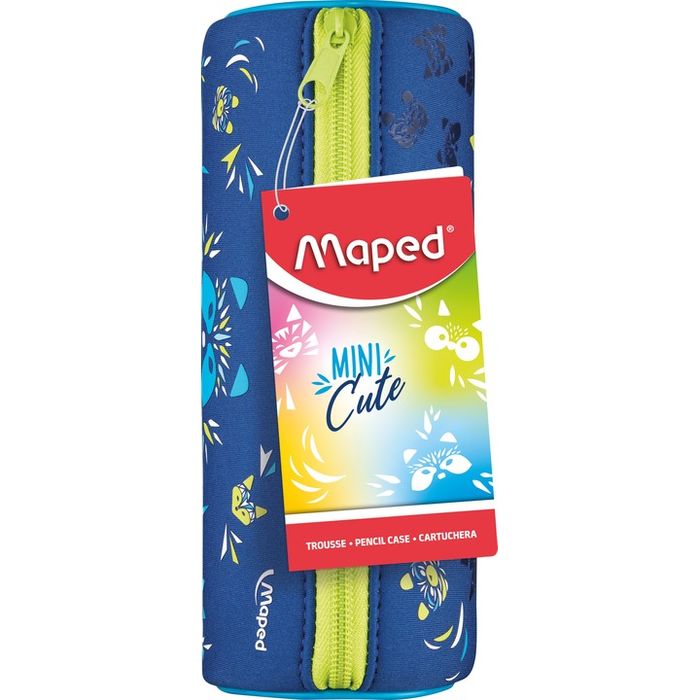 3154149348046-Maped Mini Cute - Trousse vide 1 compartiment - bleu--0