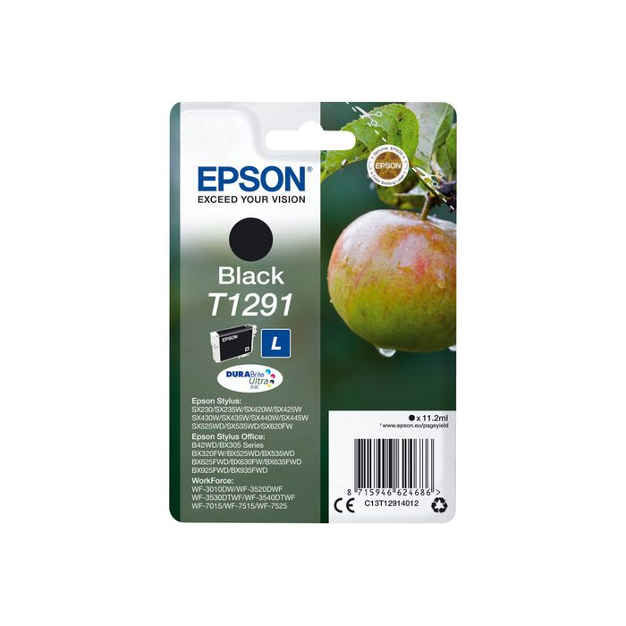 8715946465463-Epson T1291 Pomme - noir - cartouche d'encre originale-Avant-0